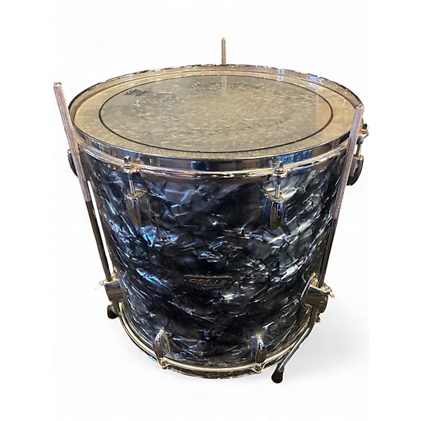Used 1960s Whitehall 4 Piece Kit Black Diamond Pearl Drum Kit