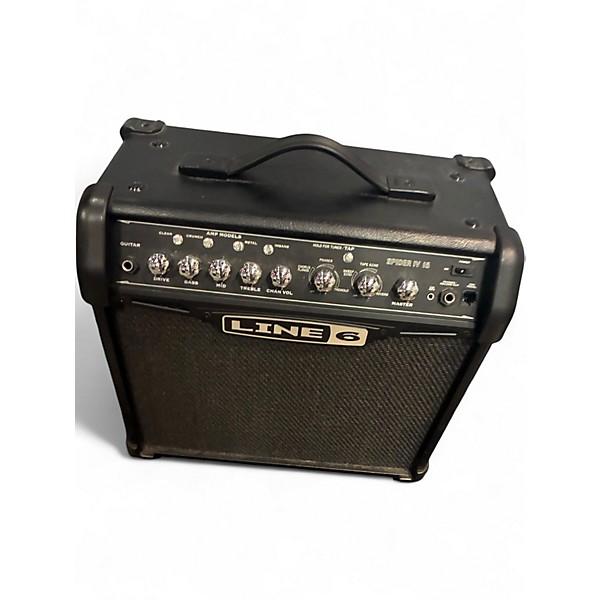 Used Line 6 Spider IV 15W 1X8 Guitar Combo Amp