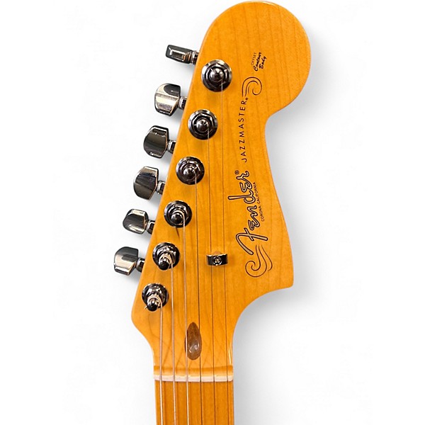 Used Fender American Professional II Jazzmaster Mystic Surf Green Solid Body Electric Guitar