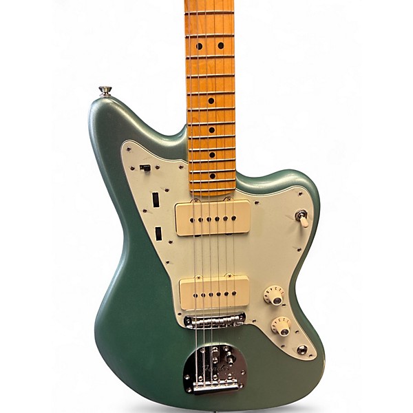 Used Fender American Professional II Jazzmaster Mystic Surf Green Solid Body Electric Guitar