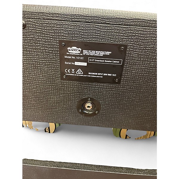 Used VOX V212C Guitar Cabinet
