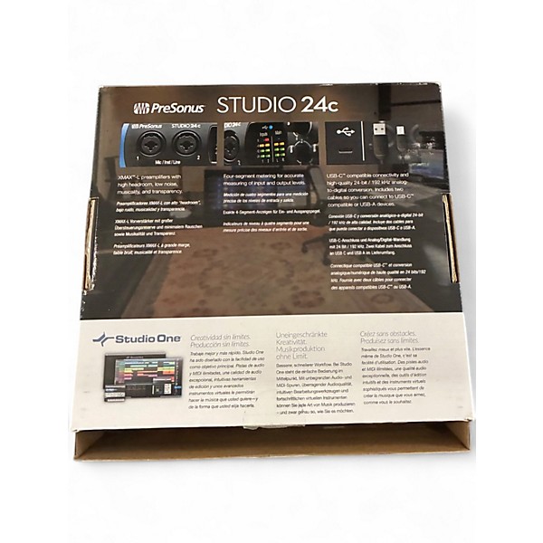 Used PreSonus Studio 24C Audio Interface