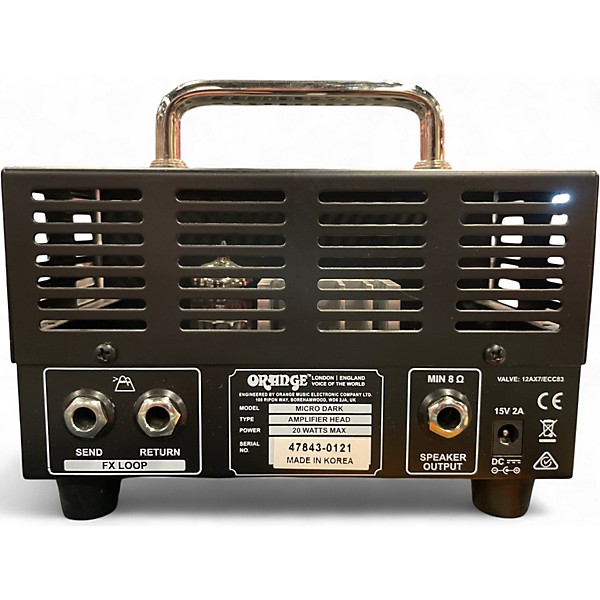 Used Orange Amplifiers Micro Dark 20W Tube Guitar Amp Head