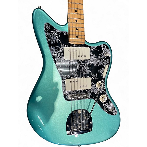 Used Fender American Professional Jazzmaster Sherwood Green Metallic Solid Body Electric Guitar