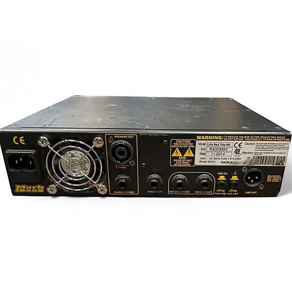 Used Markbass Little Mark Tube 800 Tube Bass Amp Head