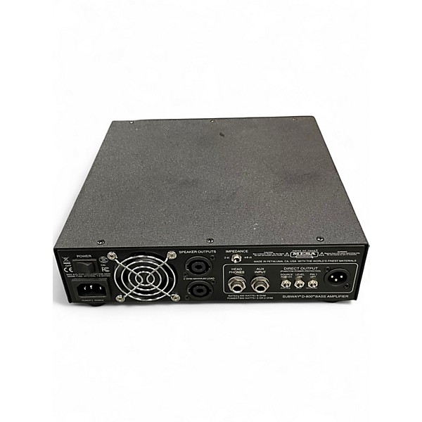 Used MESA/Boogie SUBWAY D800 Bass Amp Head