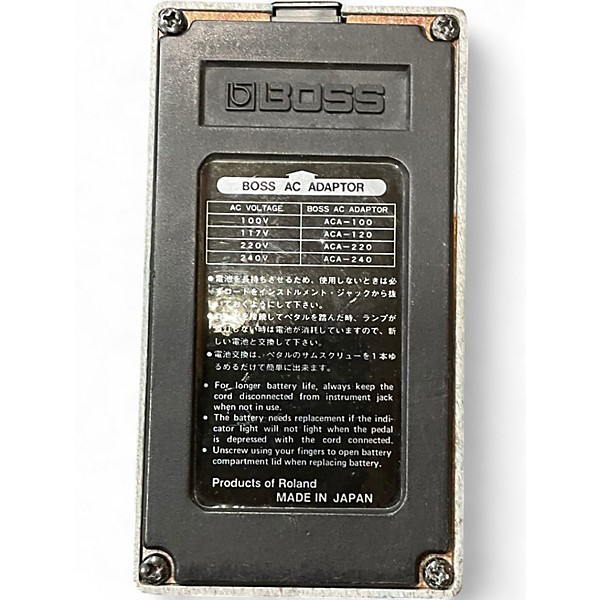 Vintage 1980s BOSS CE2 Black Label Effect Pedal