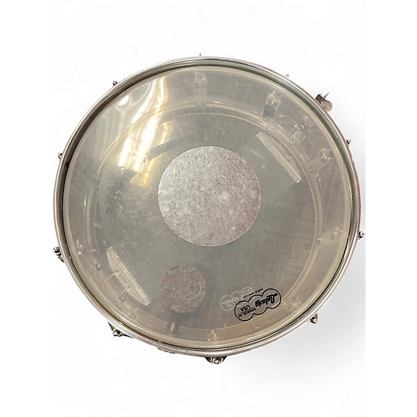 Vintage 1970s Ludwig 14X5.5 Vistalite Snare Clear Drum