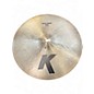 Used Zildjian 17in K Thin Dark Crash Cymbal thumbnail