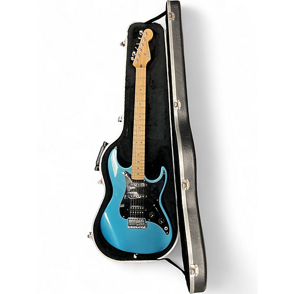 Vintage 1991 Fender Progidy Lake Placid Blue Solid Body Electric Guitar
