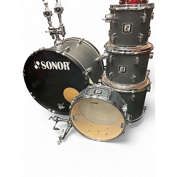 Used SONOR 5 Piece Force 2001 Grey Drum Kit