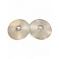 Vintage 1960s Zildjian 14in Made in USA Hi-Hat Pair Cymbal thumbnail
