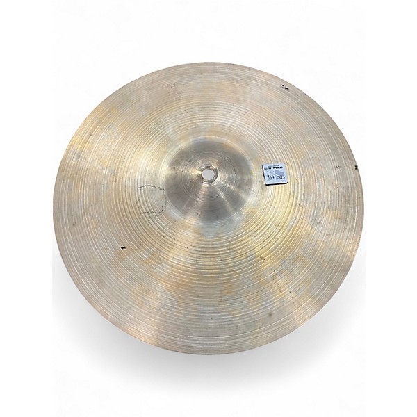 Vintage 1960s Zildjian 14in Made in USA Hi-Hat Pair Cymbal
