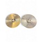 Vintage 1960s Zildjian 14in Made in USA Hi-Hat Pair Cymbal