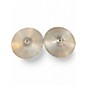 Vintage 1970s Zildjian 14in Avedius Hi Hat Pair Medium Cymbal thumbnail