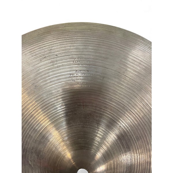 Vintage 1970s Zildjian 14in Avedius Hi Hat Pair Medium Cymbal