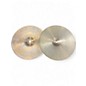 Vintage 1970s Zildjian 14in Avedius Hi Hat Pair Medium Cymbal