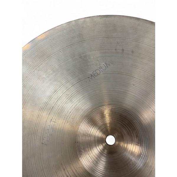 Vintage 1970s Zildjian 14in Avedius Hi Hat Pair Medium Cymbal