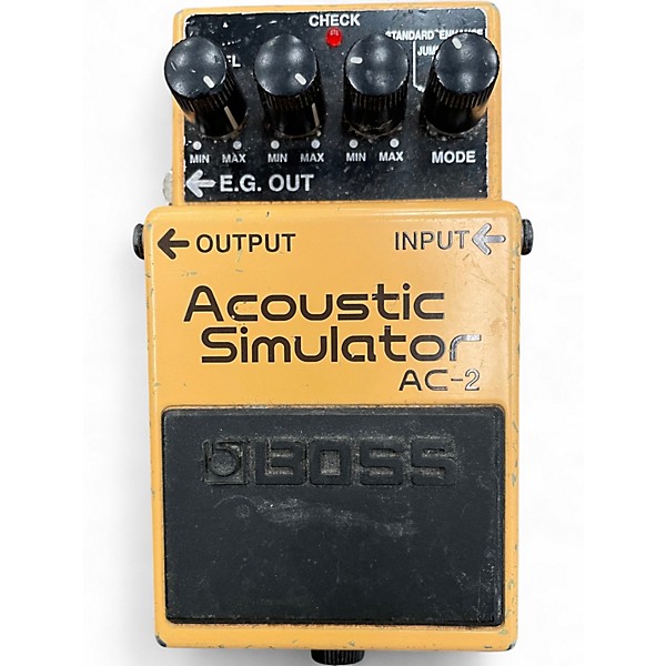 Used BOSS AC2 Acoustic Simulator Effect Pedal