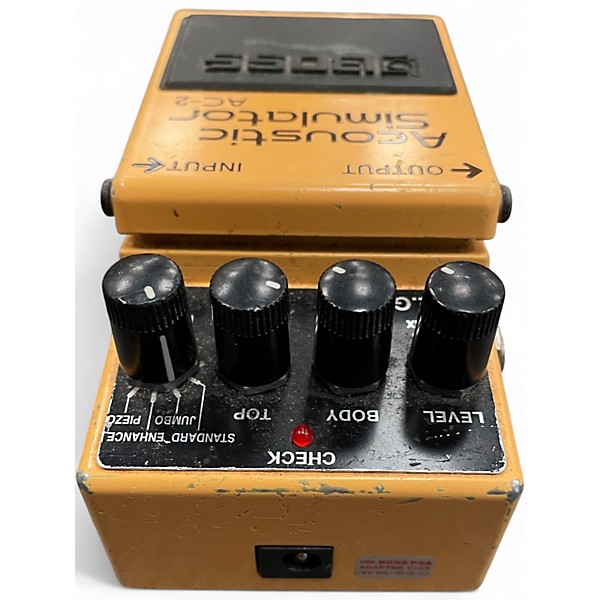 Used BOSS AC2 Acoustic Simulator Effect Pedal