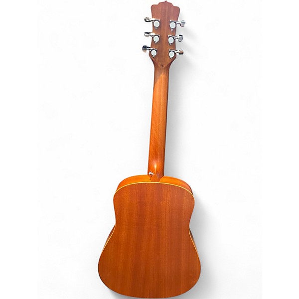 Used Luna Safari Tattoo 3/4 Size Mahogany Acoustic Guitar