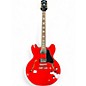 Used 2024 Epiphone ES335 Block Cherry Hollow Body Electric Guitar thumbnail
