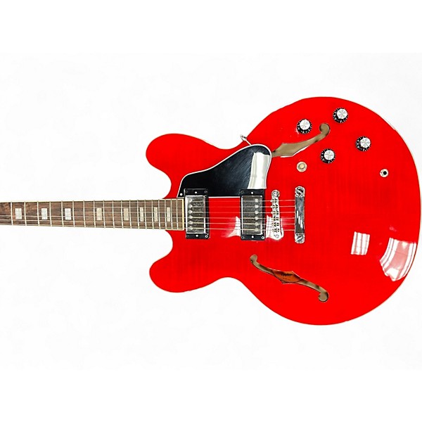 Used 2024 Epiphone ES335 Block Cherry Hollow Body Electric Guitar