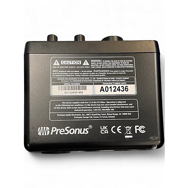 Used PreSonus Audiobox go Audio Interface