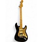 Used Fender American Ultra Stratocaster HSS Black and Gold Solid Body Electric Guitar thumbnail