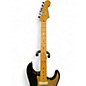 Used Fender American Ultra Stratocaster HSS Black and Gold Solid Body Electric Guitar