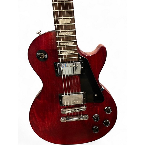 Used Gibson Les Paul Studio Faded Satin Red Solid Body Electric Guitar