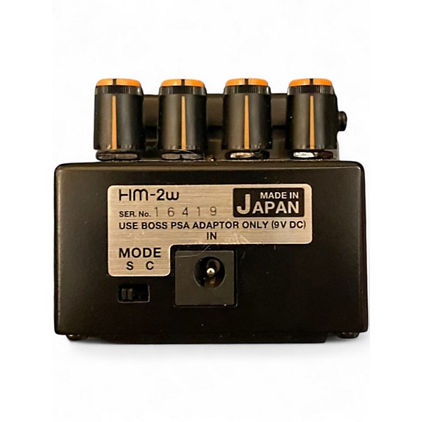 Used BOSS HM2W Heavy Metal Waza Effect Pedal