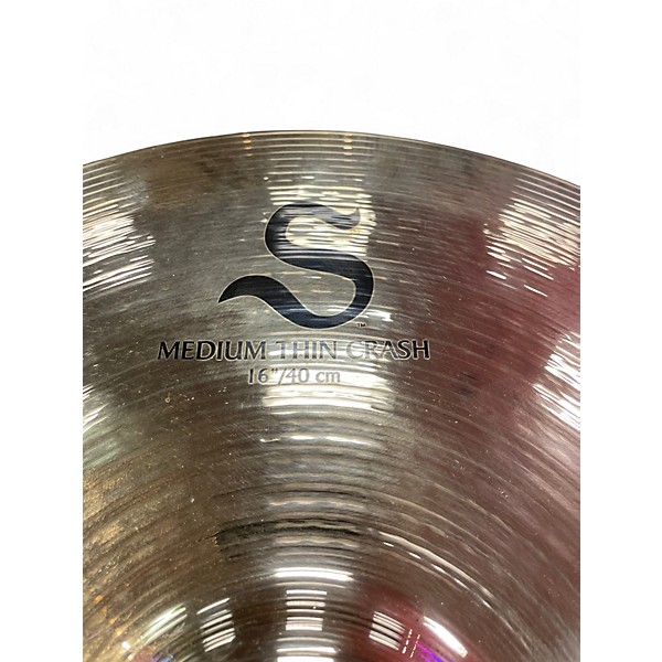 Used Zildjian 16in S Family Medium Thin Crash Cymbal