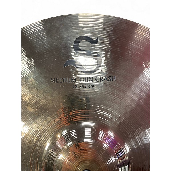 Used Zildjian 18in S Family Medium Thin Crash Cymbal