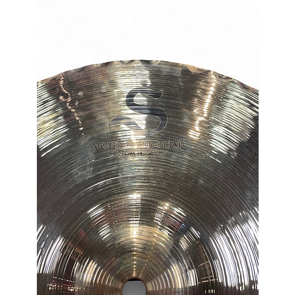 Used Zildjian 14in Mastersound Hi Hat Pair Cymbal