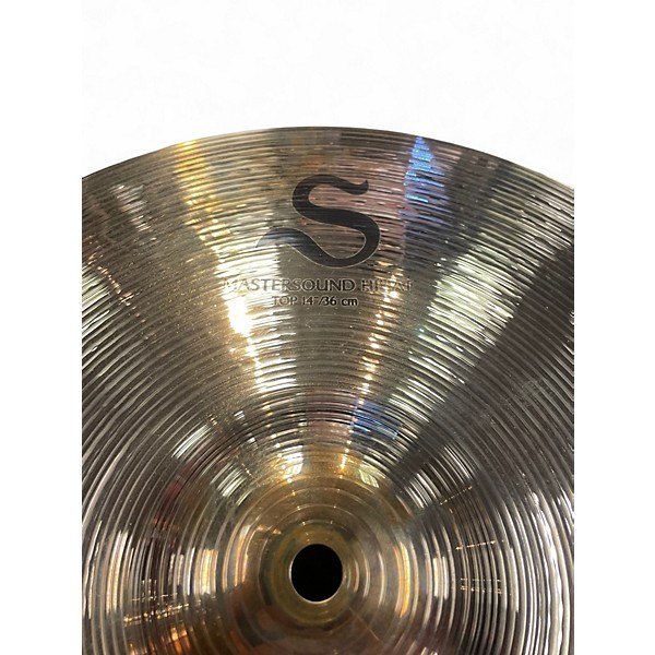 Used Zildjian 14in Mastersound Hi Hat Pair Cymbal