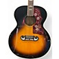 Used Epiphone J-200 Studio  Tobacco Burst Acoustic Electric Guitar