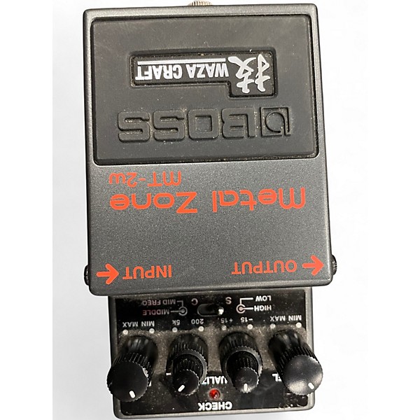 Used BOSS MT2W Metal Zone Waza Craft Effect Pedal