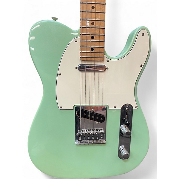 Used Fender Limited Edition Player Telecaster Surf Pearl Solid Body Electric Guitar