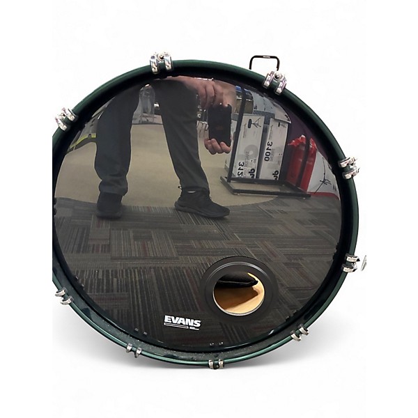 Used Mapex 4 Piece Saturn Evolution Rock Maple Emerald Green Drum Kit