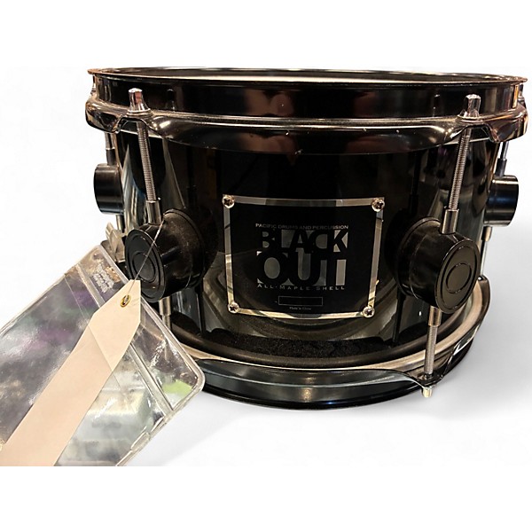 Used PDP by DW 10in black out snare Black Drum