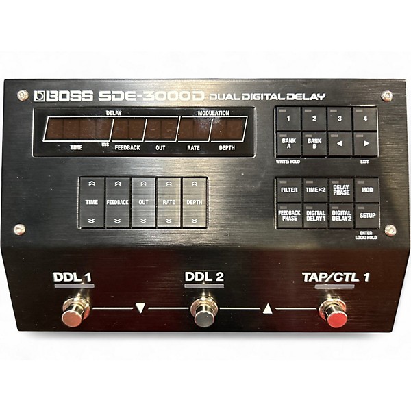 Used BOSS SDE-3000D Dual Digital Delay Effect Pedal