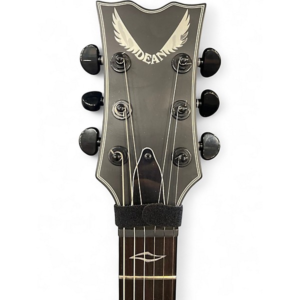 Used Dean Thoroughbred Select Fluence Black Satin Solid Body Electric Guitar