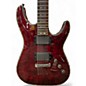 Used Schecter Guitar Research Hellraiser C1 Black Cherry Solid Body Electric Guitar