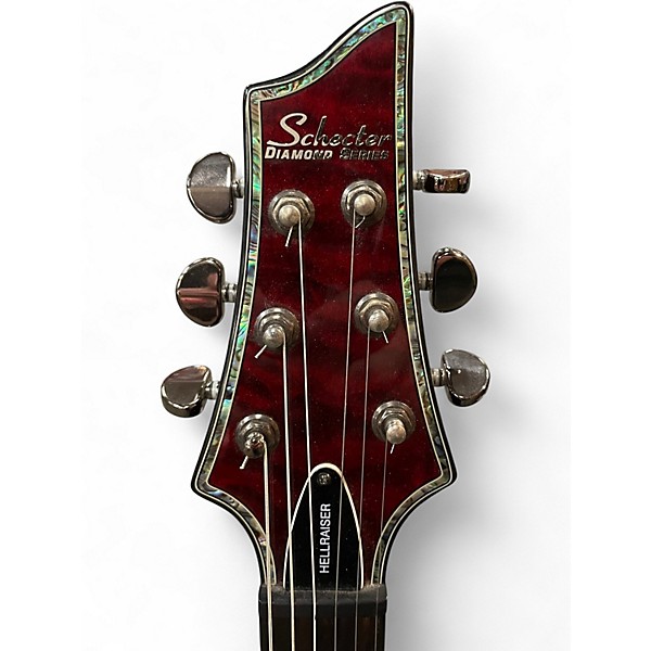 Used Schecter Guitar Research Hellraiser C1 Black Cherry Solid Body Electric Guitar