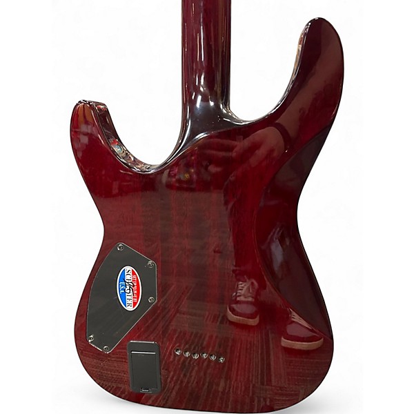 Used Schecter Guitar Research Hellraiser C1 Black Cherry Solid Body Electric Guitar