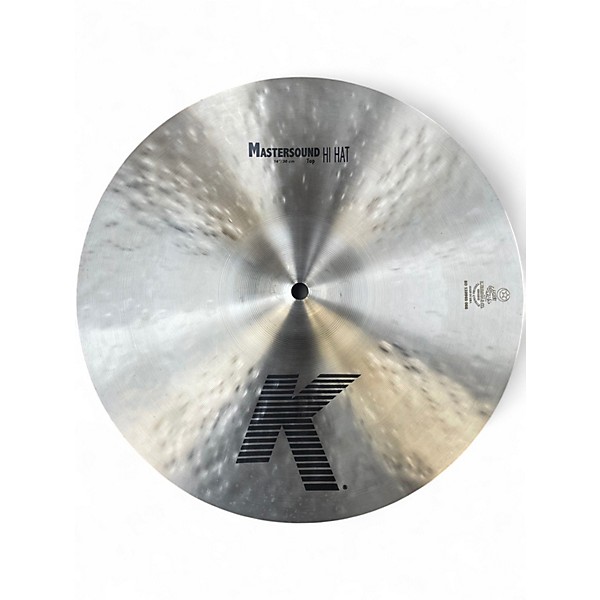 Used Zildjian 14in K Mastersound Hi Hats Pair Cymbal