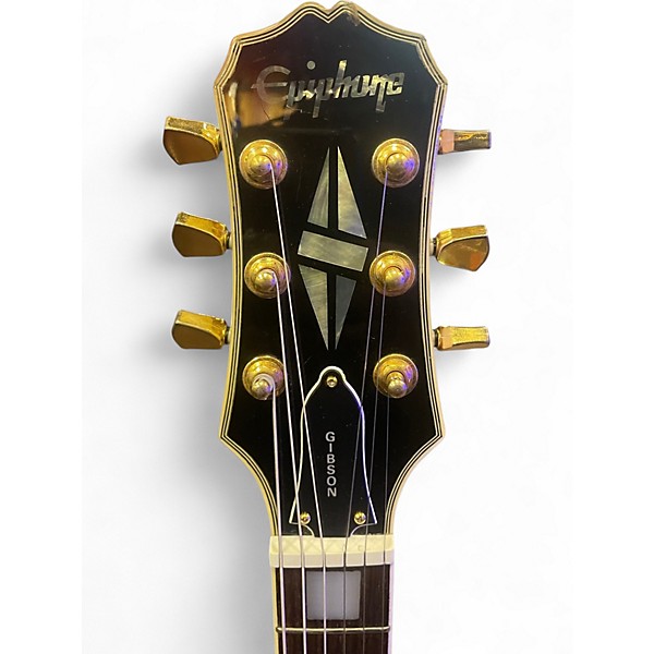 Used Epiphone Les Paul Custom White Solid Body Electric Guitar