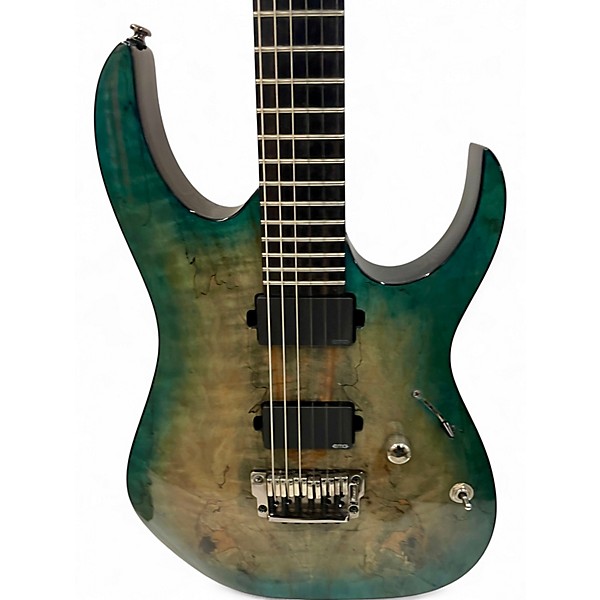 Used Ibanez RGIX20FESM FOGGY STAINED BLUE Solid Body Electric Guitar