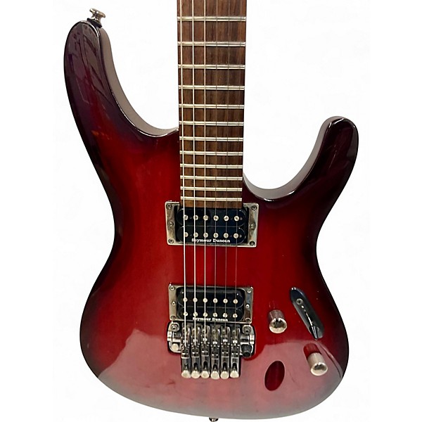 Used Ibanez S420 S Series Blackberry Sunburst Solid Body Electric Guitar